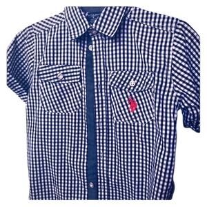 Boys Polo Assassin Button Down Sz 5